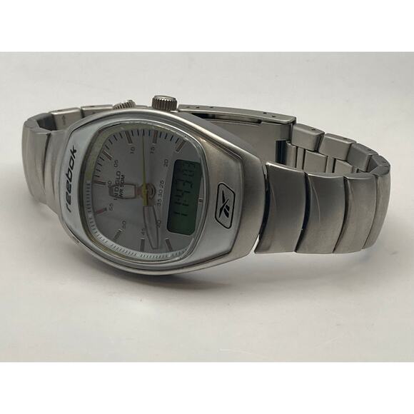 Reebox Men's Watch 37mm Indiglo Dual Digital Analog - New Battery WR 50m T57371 - Picture 7 of 11